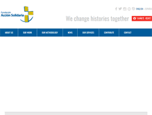 Tablet Screenshot of fundacionaccionsolidaria.org